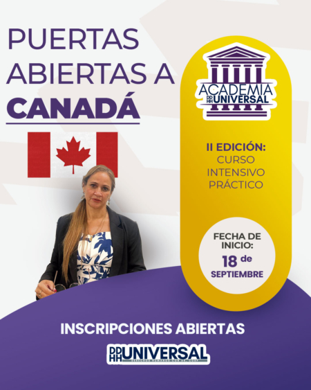 DIPLOMADO PUERTAS ABIERTAS A CANADÁ ddhh universal karla henriquez inscripciones abiertas