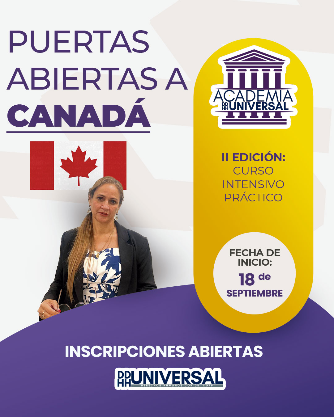 PUERTAS ABIERTAS A CANADÁ